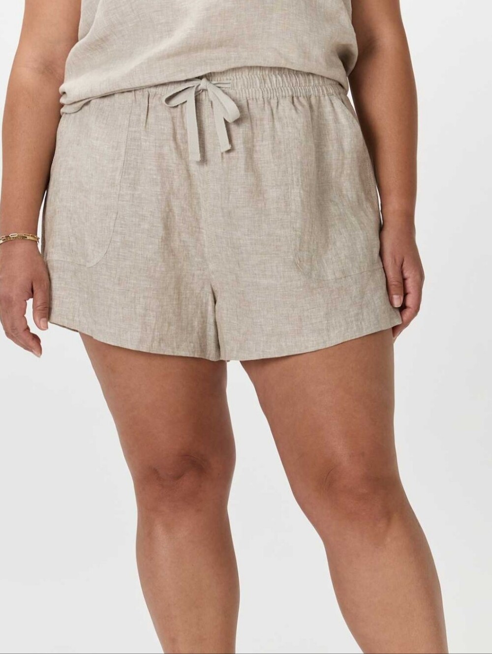 Quince 100% European Linen Shorts Drawstring Pocket NWIT